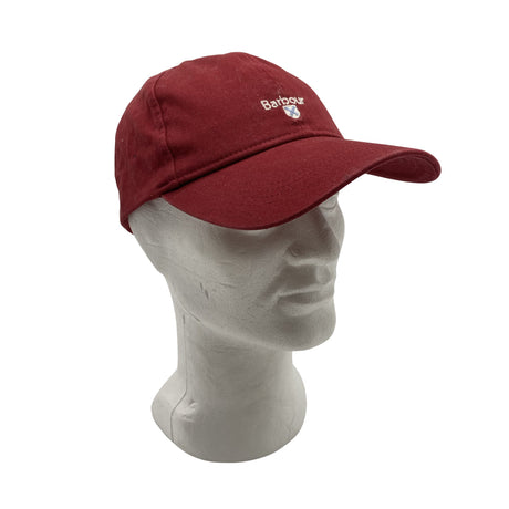 Unisex Barbour - Cap, size 50 - 52 cm - Wine red ()