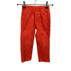 Unisex Bogi - Velvet pants, size 92 - 98 - Orange (1)