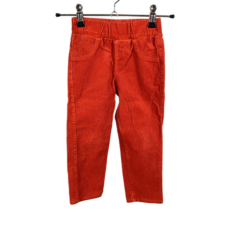 Unisex Bogi - Velvet pants, size 92 - 98 - Orange ()