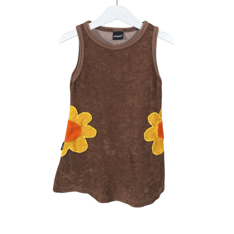 Unisex Metsola - Sweatshirt dress, size 98 - 104 - Brown ()