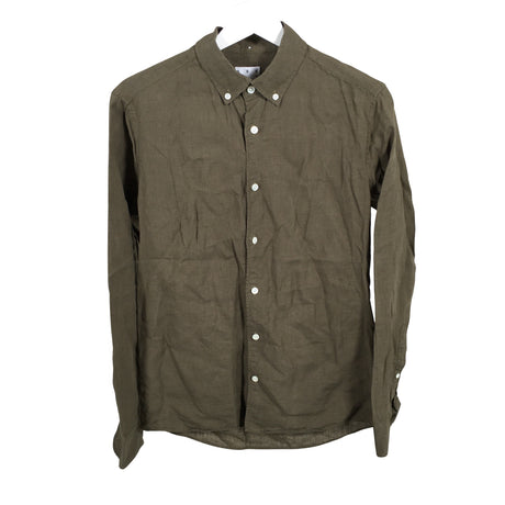 Unisex Asket - Collared shirt, size S - Green ()