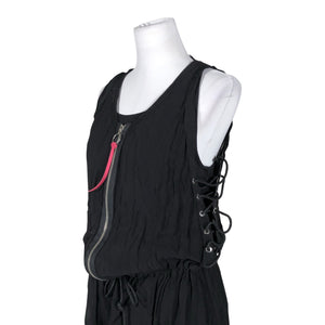 Unisex Diesel - Schiffon dress, size 40 - Black (2)