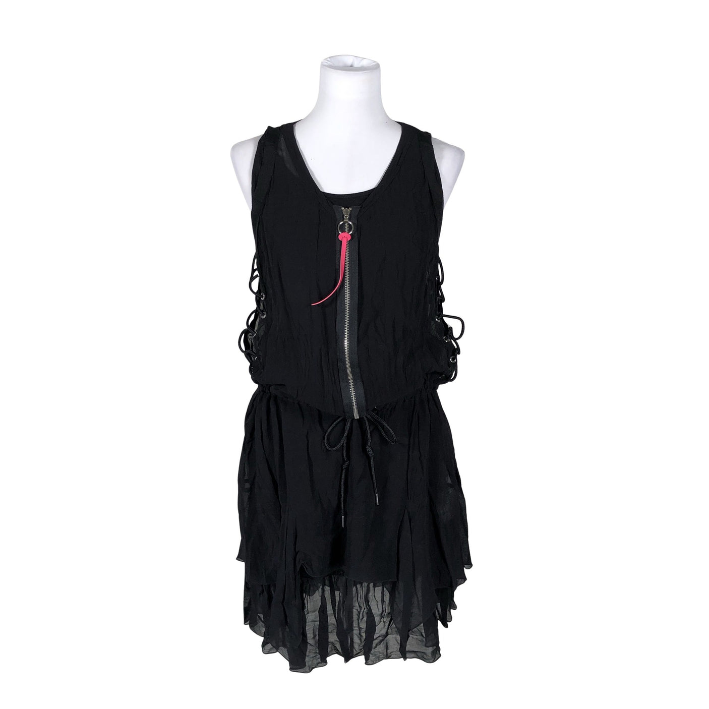 Unisex Diesel - Schiffon dress, size 40 - Black (1)