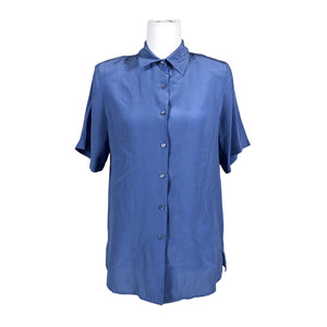 Unisex Järvi Muoti - Short-sleeved blouse, size 38 - Blue (1)