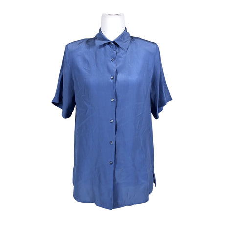 Unisex Järvi Muoti - Short-sleeved blouse, size 38 - Blue ()