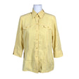 Unisex Gelco - Short-sleeved blouse, size 38 - Yellow ()