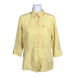 Unisex Gelco - Short-sleeved blouse, size 38 - Yellow (1)