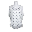 Unisex Boco - Short-sleeved blouse, size 40 - White ()