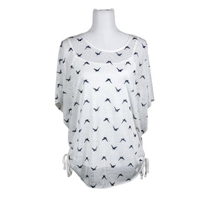 Unisex Boco - Short-sleeved blouse, size 40 - White (1)