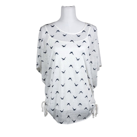 Unisex Boco - Short-sleeved blouse, size 40 - White ()