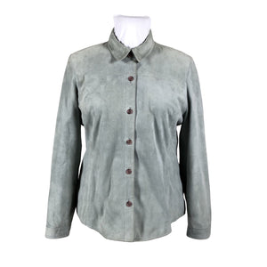 Unisex Ril's - Leather jacket, size 44 - Green (1)