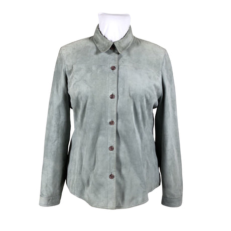 Unisex Ril's - Leather jacket, size 44 - Green ()