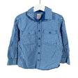 Unisex Polarn O. Pyret - Collared shirt, size 98 - 104 - Turquoise ()