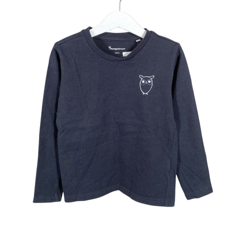 Unisex Knowledge Cotton Apparel - Tricot shirt, size 110 - 116 - Black ()