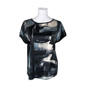 Unisex Your Face - Short-sleeved blouse, size 34 - Blue (1)