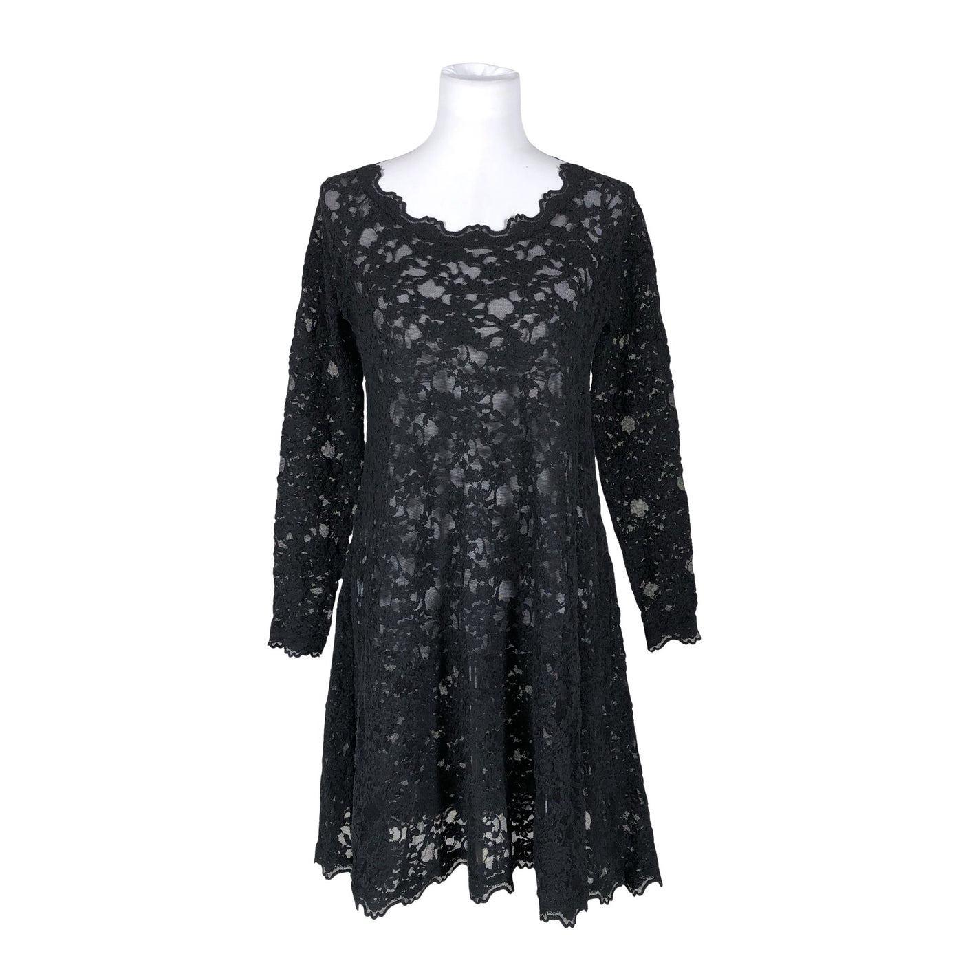 Unisex Rosemunde - Schiffon dress, size 38 - Black (1)