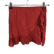 Unisex Brandy Melville - Summer skirt, size 34 - Red ()