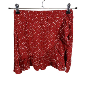 Unisex Brandy Melville - Summer skirt, size 34 - Red (1)