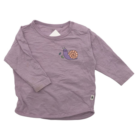 Unisex Lindex - Tricot shirt, size 68 - 74 - Violet ()