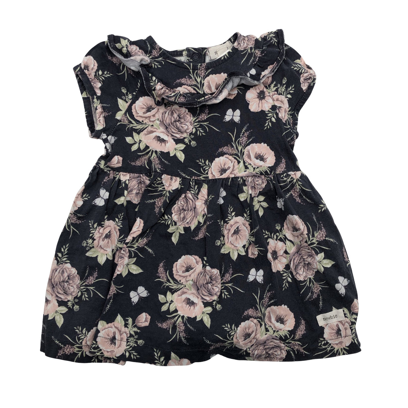 Unisex Newbie - Tricot dress, size 68 - 74 - Blue (1)