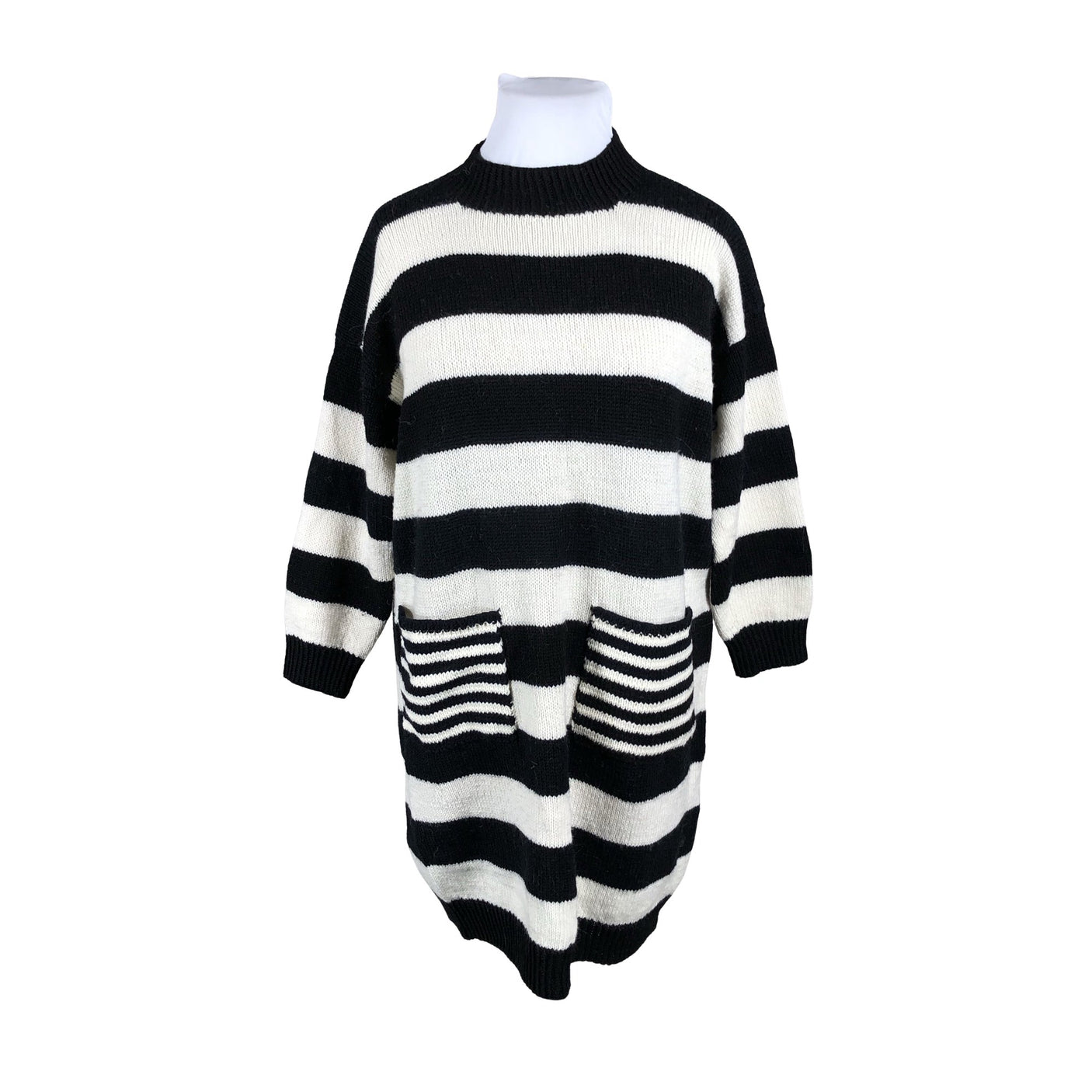 Unisex Handmade - Knit dress, size 46 - Black (1)