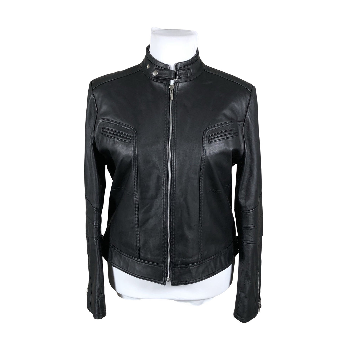 Unisex Andiata - Leather jacket, size 44 - Black (1)