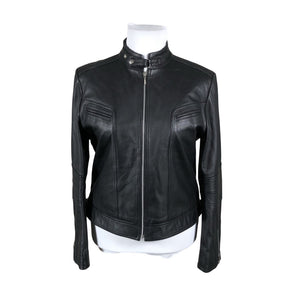 Unisex Andiata - Leather jacket, size 44 - Black (1)
