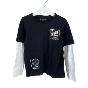 Unisex In Extenso - Tricot shirt, size 122 - 128 - Black (1)