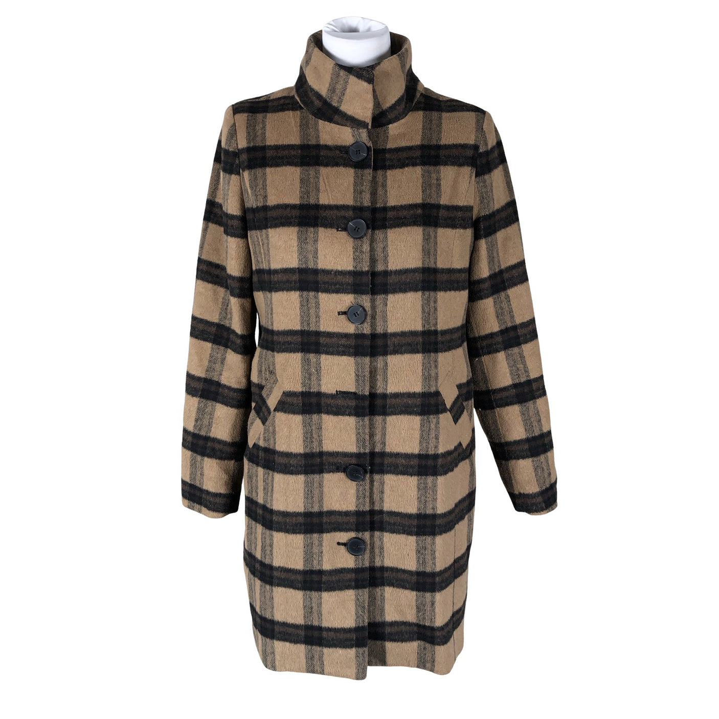 Unisex Happy Holly - Wool coat, size 40 - Brown (1)