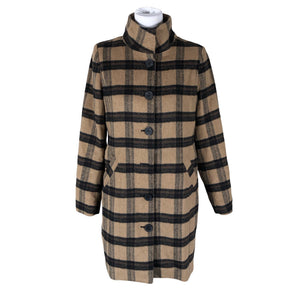 Unisex Happy Holly - Wool coat, size 40 - Brown (1)