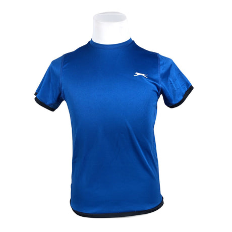 Unisex Slazenger - Sports shirt, short sleeve, size XS - Blue ()