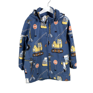 Unisex Lindex - Soft shell jacket, size 128 - 134 - Blue (1)