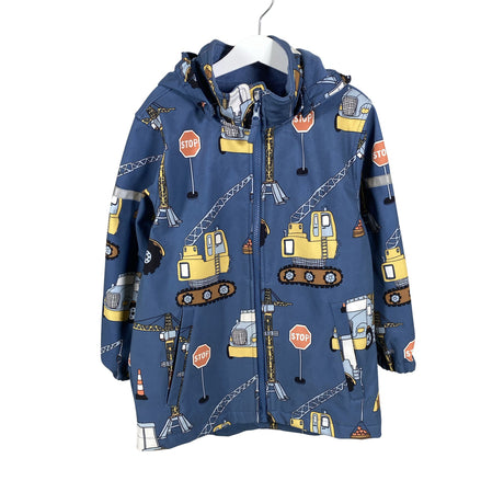 Unisex Lindex - Soft shell jacket, size 128 - 134 - Blue ()