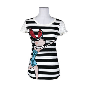 Unisex Love Moschino - T-shirt, size 40 - White (1)