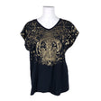 Unisex Cream - Short-sleeved blouse, size 40 - Blue ()