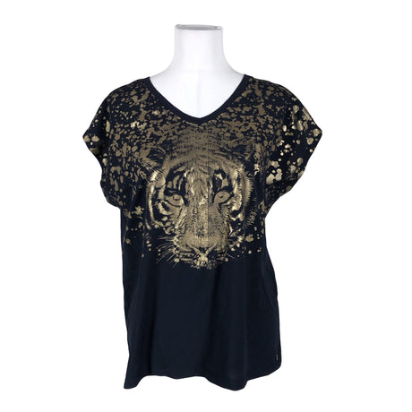 Unisex Cream - Short-sleeved blouse, size 40 - Blue ()