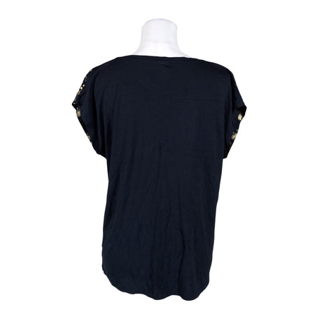 Unisex Cream - Short-sleeved blouse, size 40 - Blue (2)