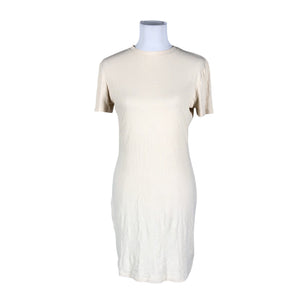 Unisex Na-KD - Tricot dress, size 40 - Beige (1)