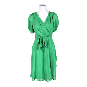 Unisex DKNY - Schiffon dress, size 36 - Green (1)