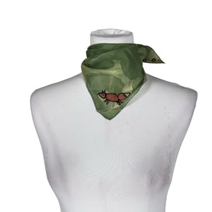 Unisex Handmade - Scarf, size Mini - Green (1)