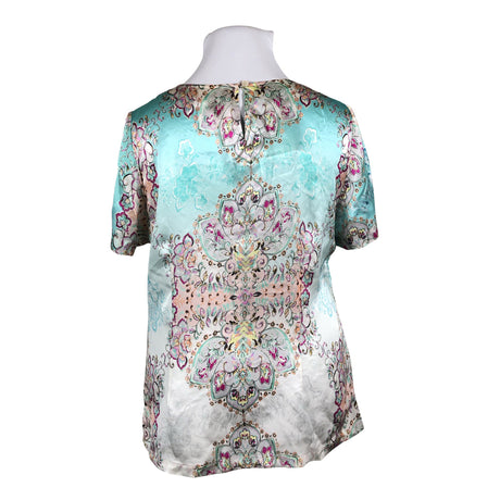Unisex Lasserre - Short-sleeved blouse, size 48 - Turquoise (2)