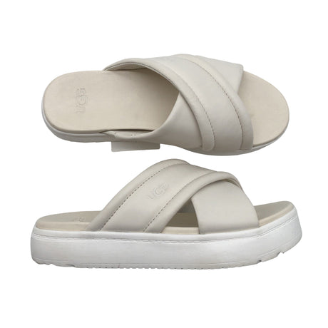 Unisex Ugg - Sandals, size Ei kokoa - White ()