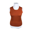 Unisex Global - Knit vest, size 40 - Orange ()
