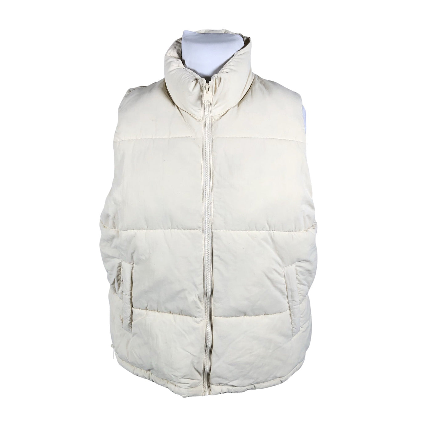 Unisex Lindex - Winter vest, size 42 - Beige (1)