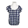Unisex Lindex - Short-sleeved blouse, size 42 - Blue ()