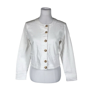 Unisex Claire Paris - Denim jacket, size 36 - White (1)