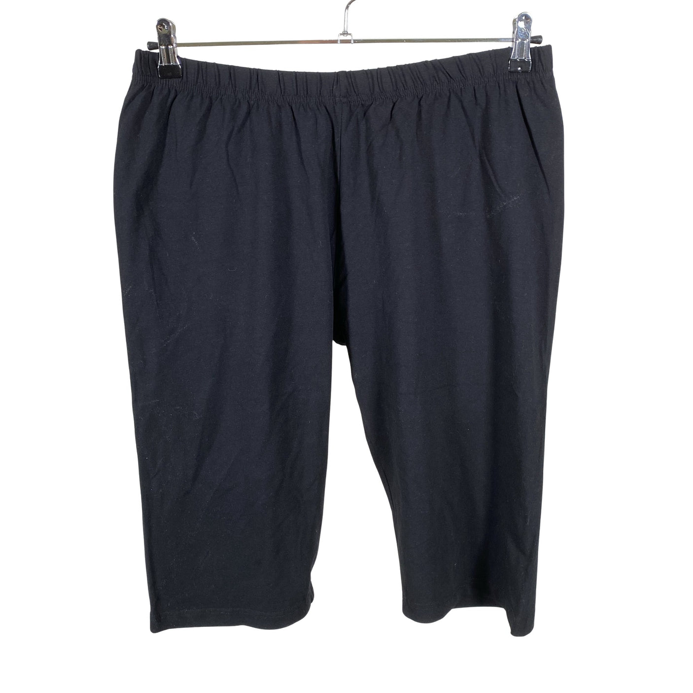 Unisex Ulla Popken - Tricot shorts, size 50 - Black (1)