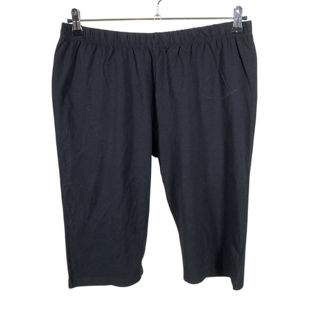 Unisex Ulla Popken - Tricot shorts, size 50 - Black ()