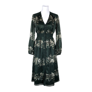 Unisex Ted Baker - Schiffon dress, size 36 - Green (1)