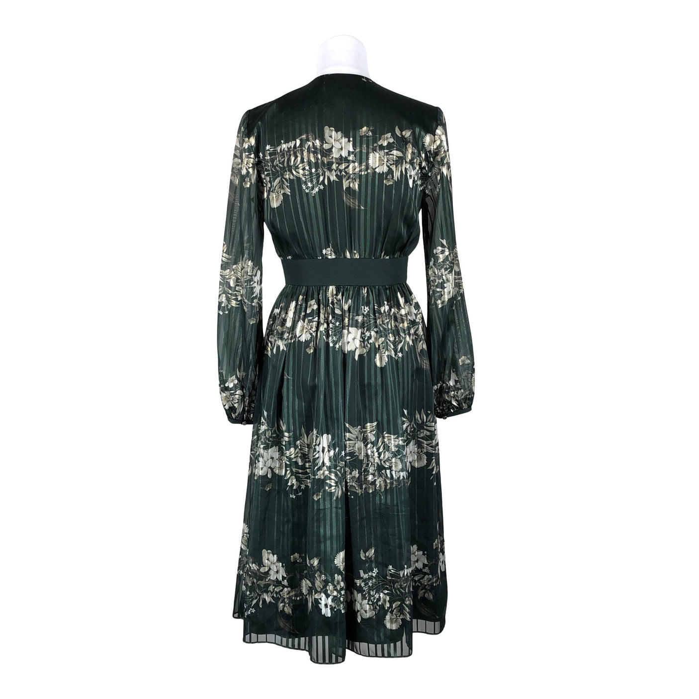 Unisex Ted Baker - Schiffon dress, size 36 - Green (3)